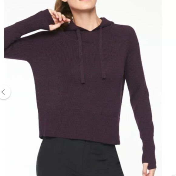 ATHLETA Verona Merino Wool Blend Hoodie Size Small - Picture 1 of 5